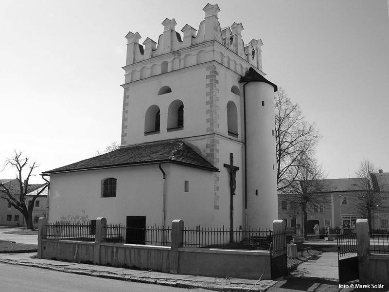 zvonica v meste Podolínec